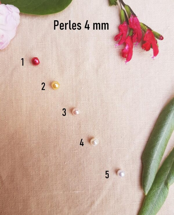 Perles au choix 4 mm Calino crea