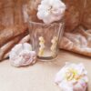 Boucles d'oreilles inox mariage fait main - Perles blanches et ivoires. Calino Crea