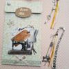 Ensemble Porte-clés, marque-pages et pochette cadeau artisanaux - Couture Jaune-Beige. Calino CréaEnsemble Porte-clés, marque-pages et pochette cadeau artisanaux - Couture Jaune-Beige. Calino Créa