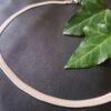 Collier maille serpent plate 6 mm argenté inox