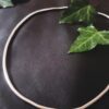 Collier maille serpent 3 mm argenté inox