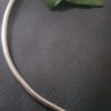Collier maille serpent 3 mm argenté inox