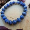 Bracelet homme pierre naturelle - sodalite Bracelet homme perles naturelles 10 mm - Sodalite