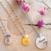 Collier gravé Maman